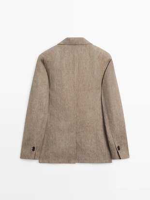 Пиджак из льна- Заказать в России