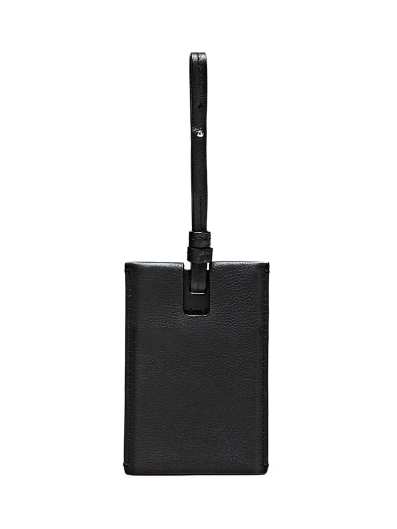 Багажная бирка из натуральной кожи nappa