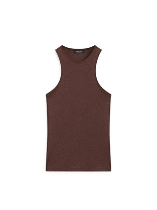 Топ из легкого трикотажа из 100% хлопка- Заказать в России