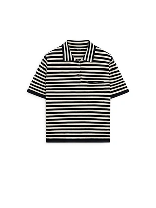 Поло из вязаного трикотажа с карманом- Заказать в России