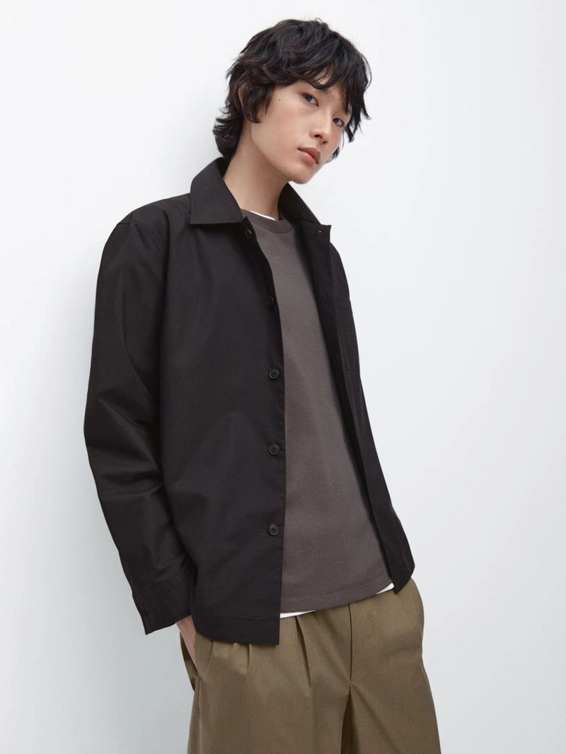 Рубашка-овершерт из 100% хлопка