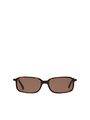 Солнцезащитные очки с прямоугольной оправой в контрастном исполнении- Заказать в России