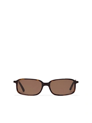 Солнцезащитные очки с прямоугольной оправой в контрастном исполнении- Заказать в России