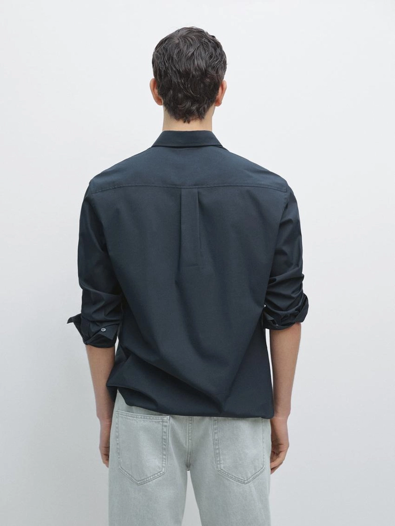 Поло с регулярной посадкой из эластичной ткани