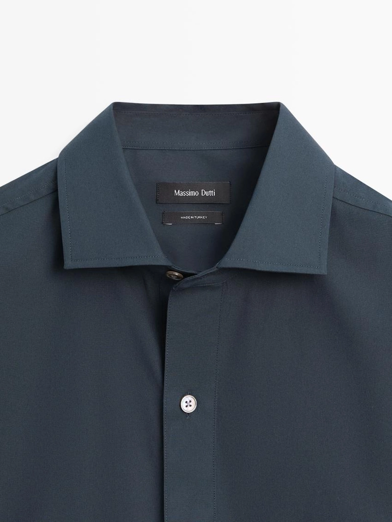 Поло с регулярной посадкой из эластичной ткани