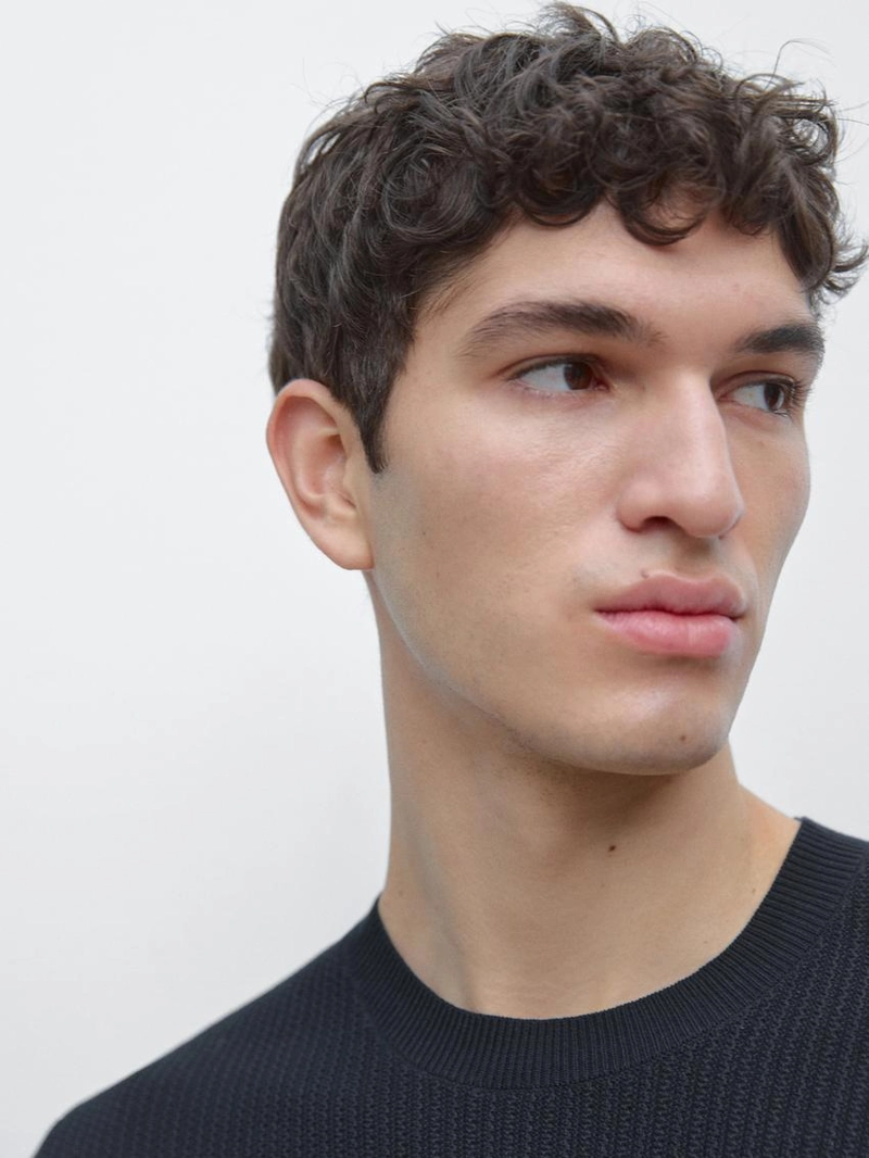 Футболка с коротким рукавом из хлопкового трикотажа