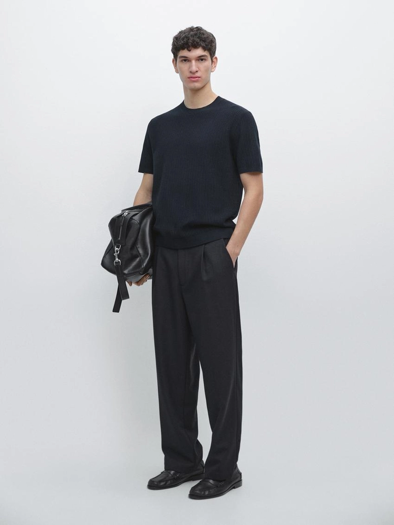 Футболка с коротким рукавом из хлопкового трикотажа