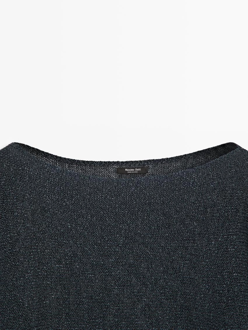 Джемпер из вязаного хлопкового микса