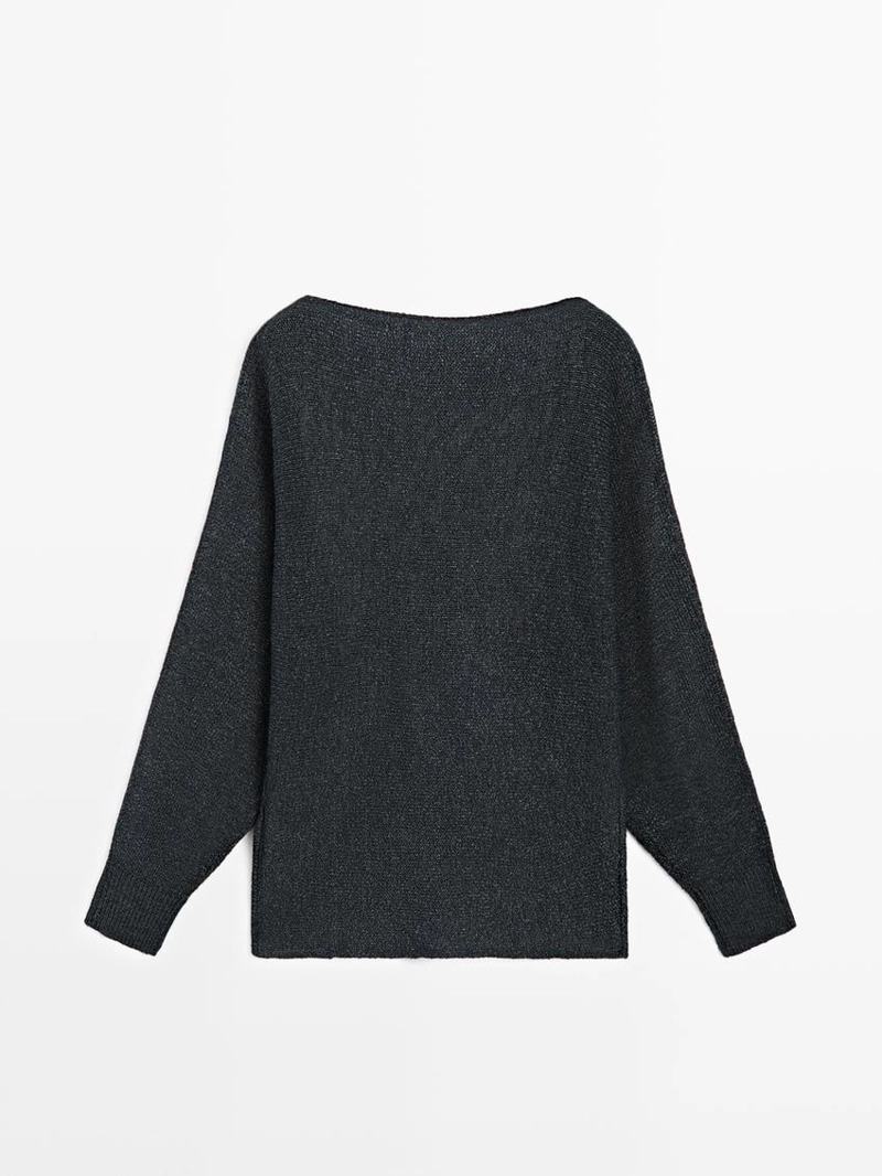 Джемпер из вязаного хлопкового микса