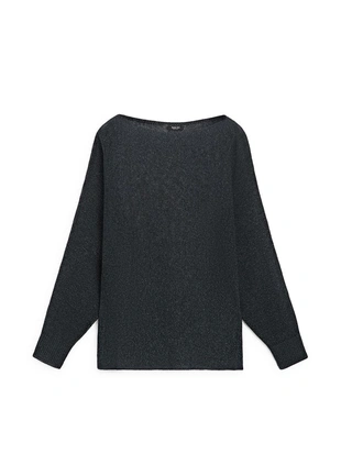 Джемпер из вязаного хлопкового микса- Заказать в России