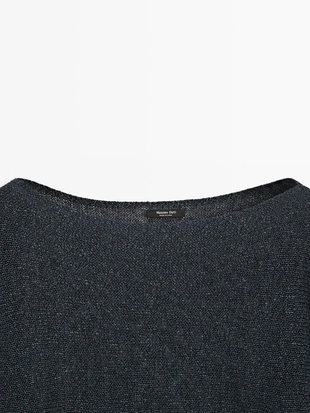 Джемпер из вязаного хлопкового микса- Заказать в России