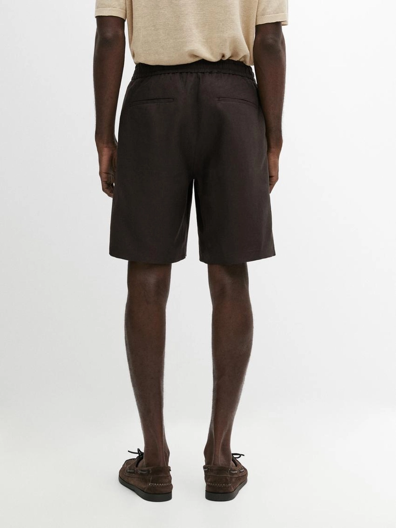 100% льняные шорты бермуды