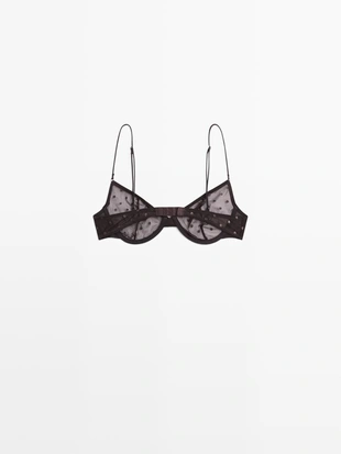 Бра с полупрозрачным полотном в горошек- Заказать в России