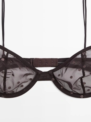 Бра с полупрозрачным полотном в горошек- Заказать в России