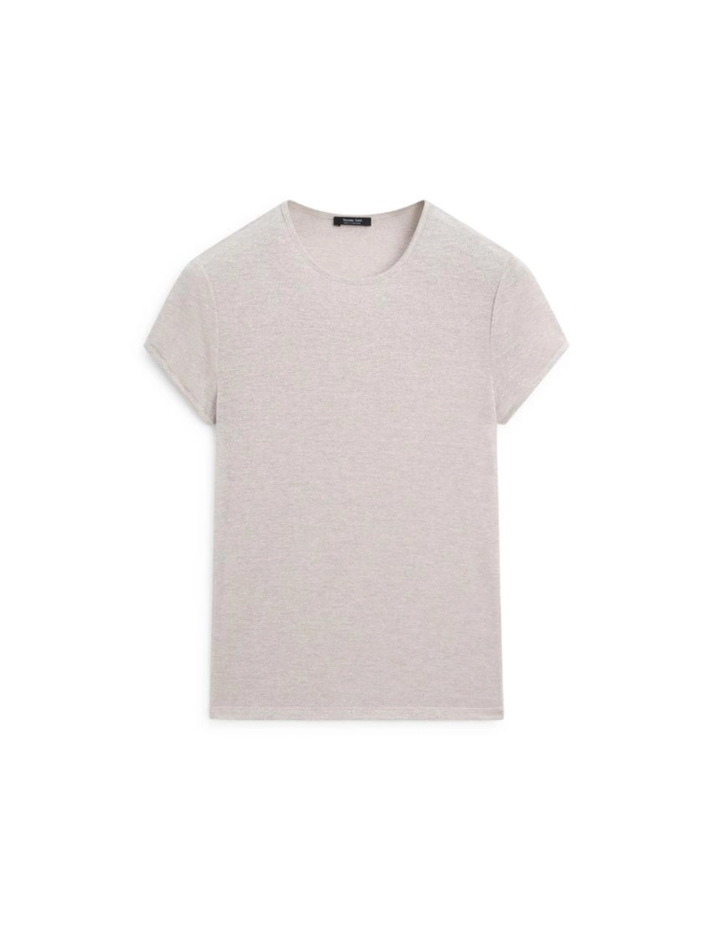 Футболка с коротким рукавом и блестящими деталями