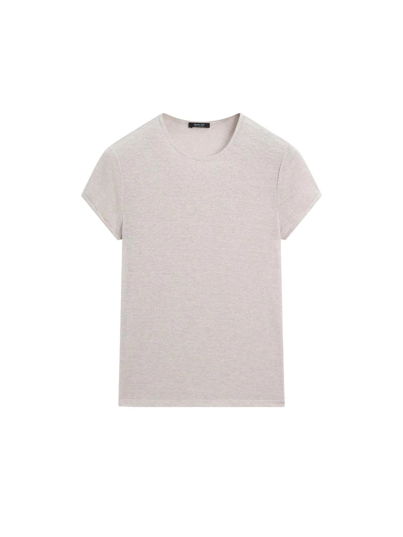 Футболка с коротким рукавом и блестящими деталями