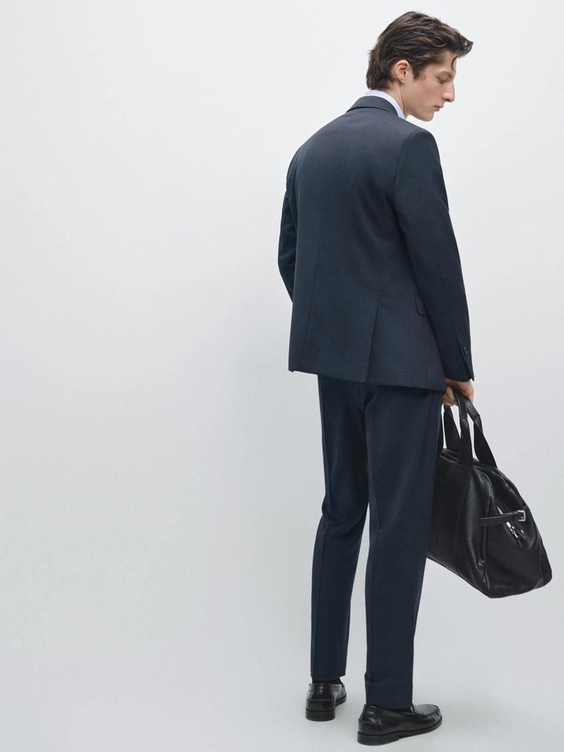 Брюки костюмные из холодной шерсти