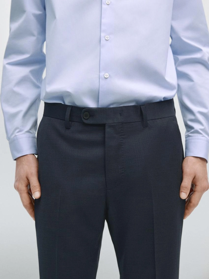 Брюки костюмные из холодной шерсти