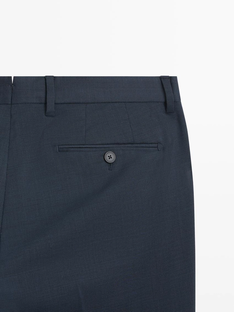 Брюки костюмные из холодной шерсти