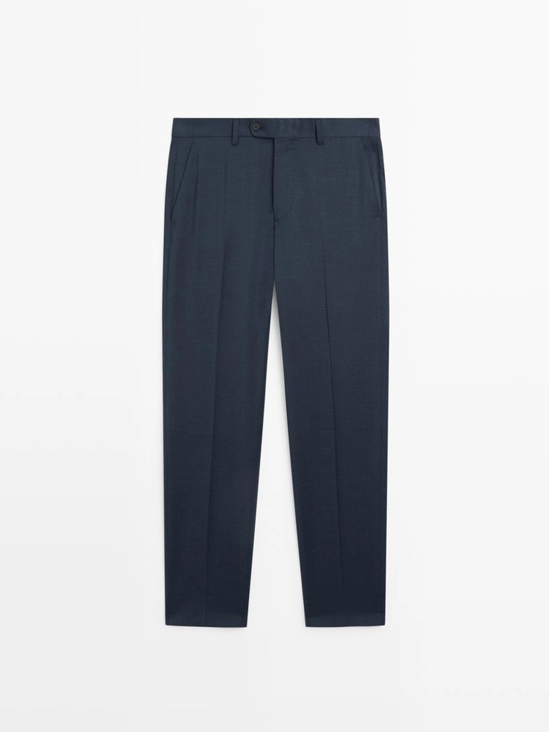 Брюки костюмные из холодной шерсти