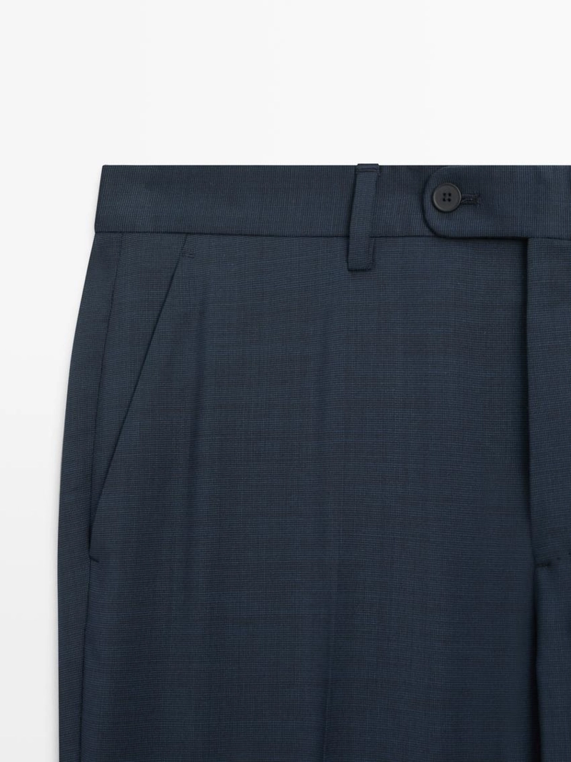 Брюки костюмные из холодной шерсти