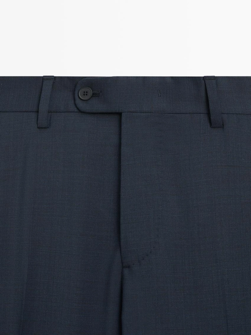 Брюки костюмные из холодной шерсти