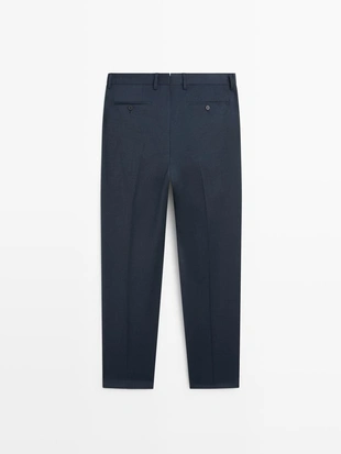 Брюки костюмные из холодной шерсти- Заказать в России