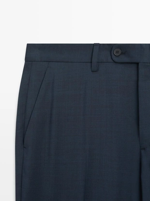 Брюки костюмные из холодной шерсти- Заказать в России