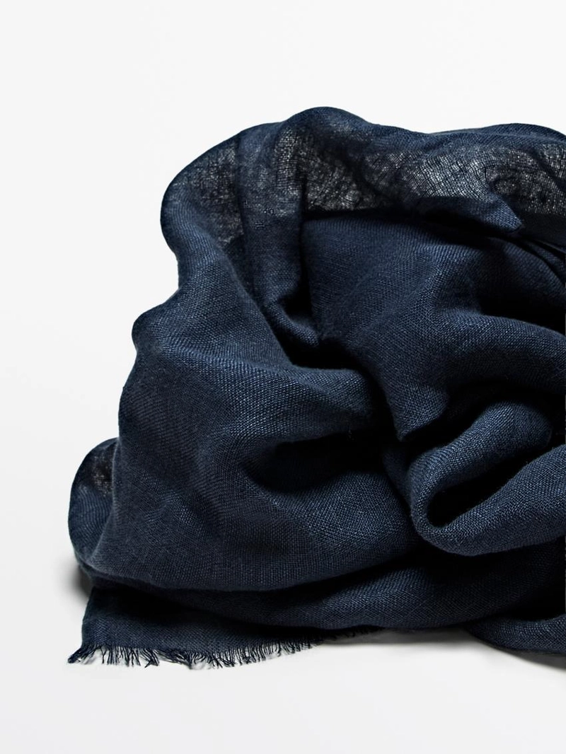 Шарф из 100% льна