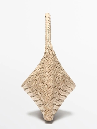 Маленькая плетеная кожаная сумка на плечо- Заказать в России