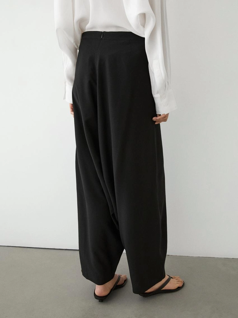 Багги брюки свободного кроя massimo dutti