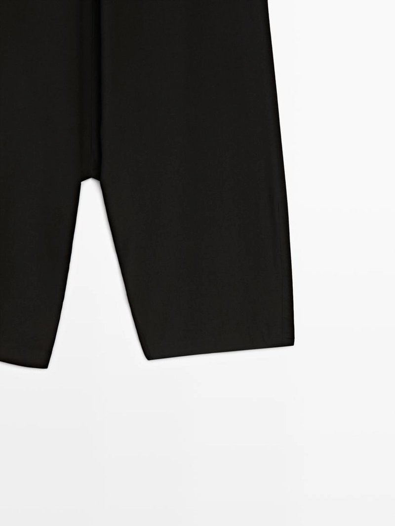 Багги брюки свободного кроя massimo dutti