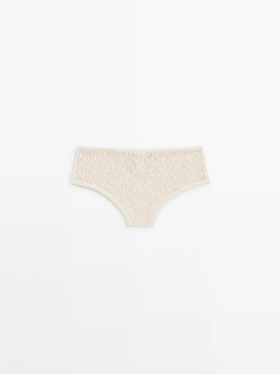 Шорты бриджи со вставками из прорезиненного твида- Заказать в России