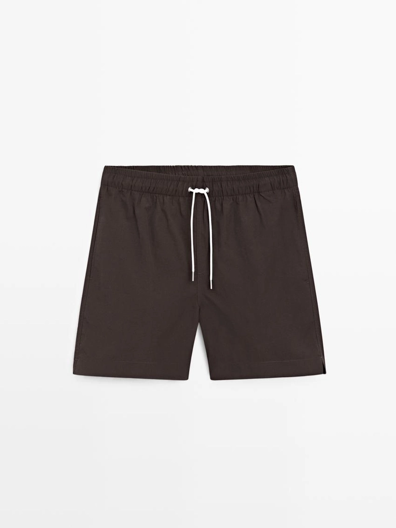 Купальник однотонный