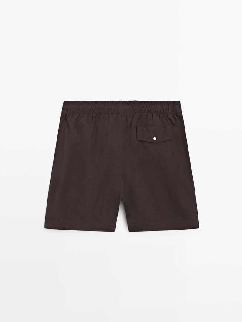 Купальник однотонный