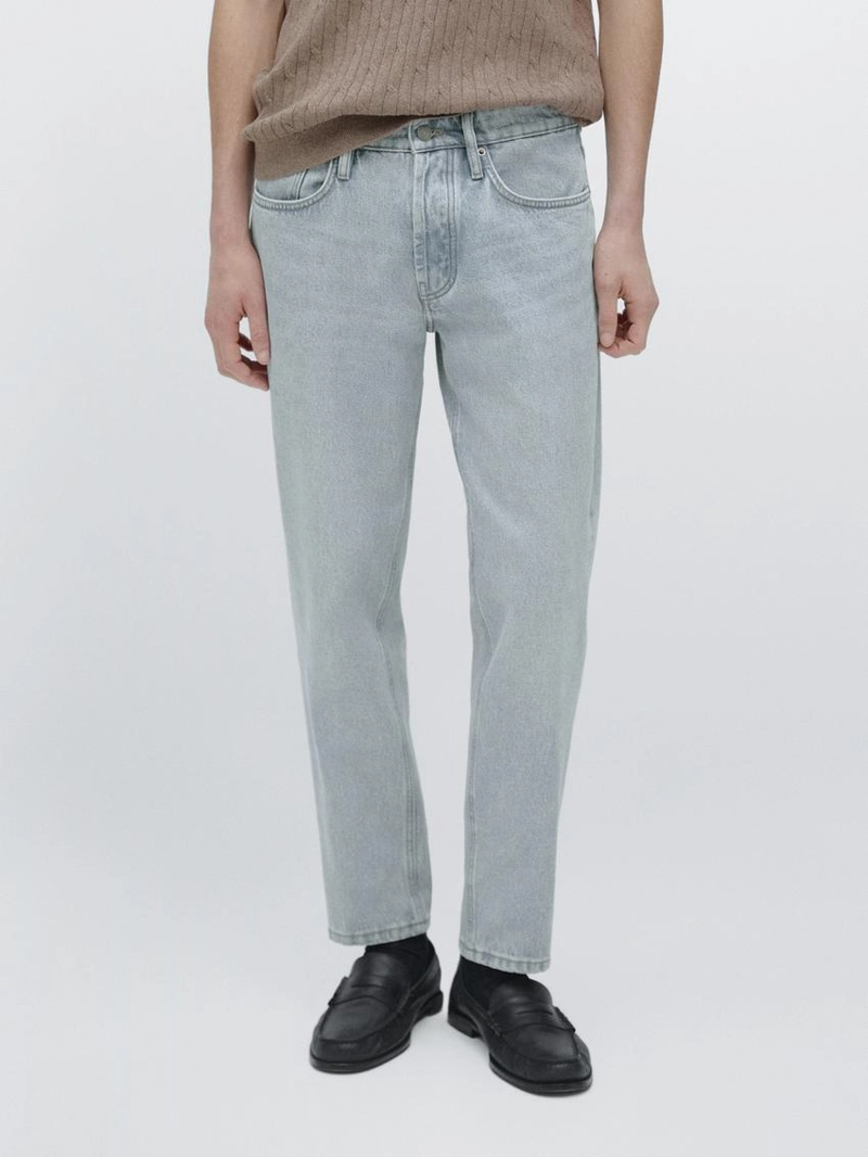 Джинсы узкого кроя cropped slim fit