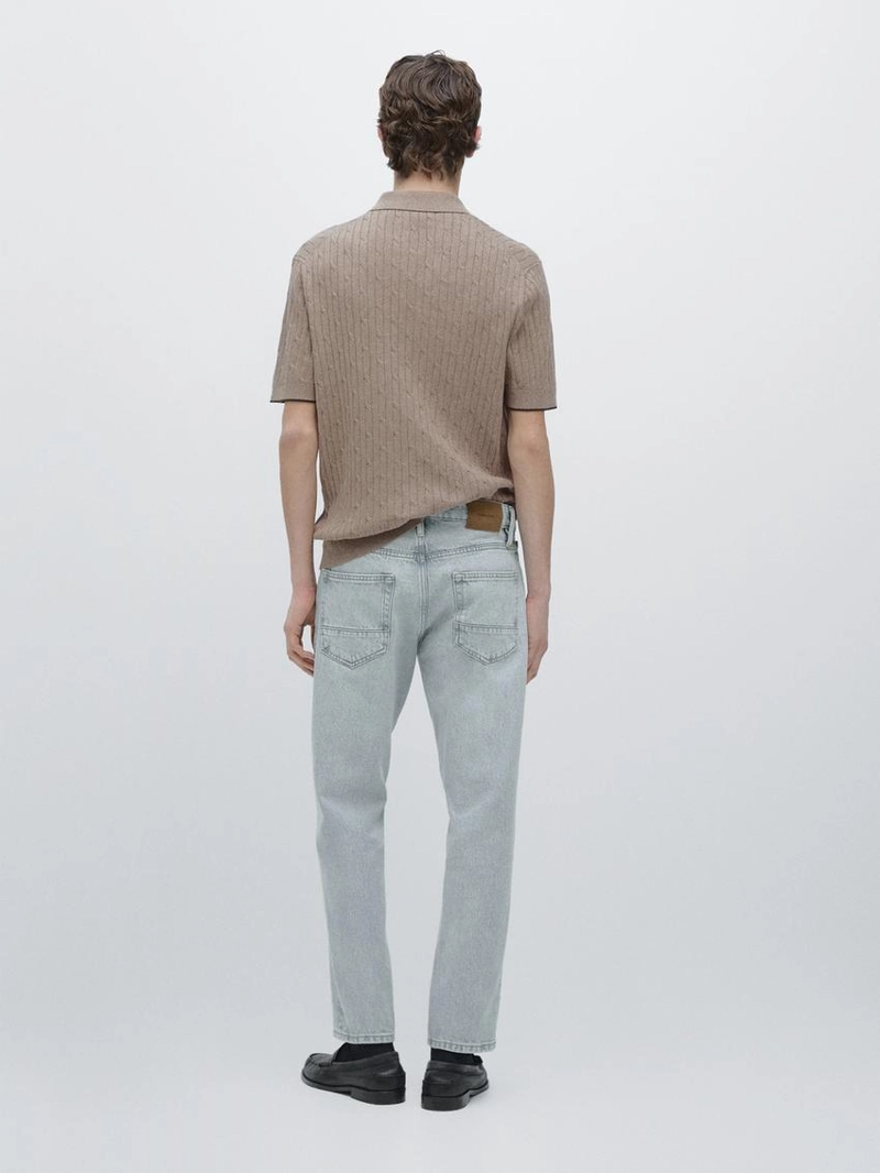 Джинсы узкого кроя cropped slim fit