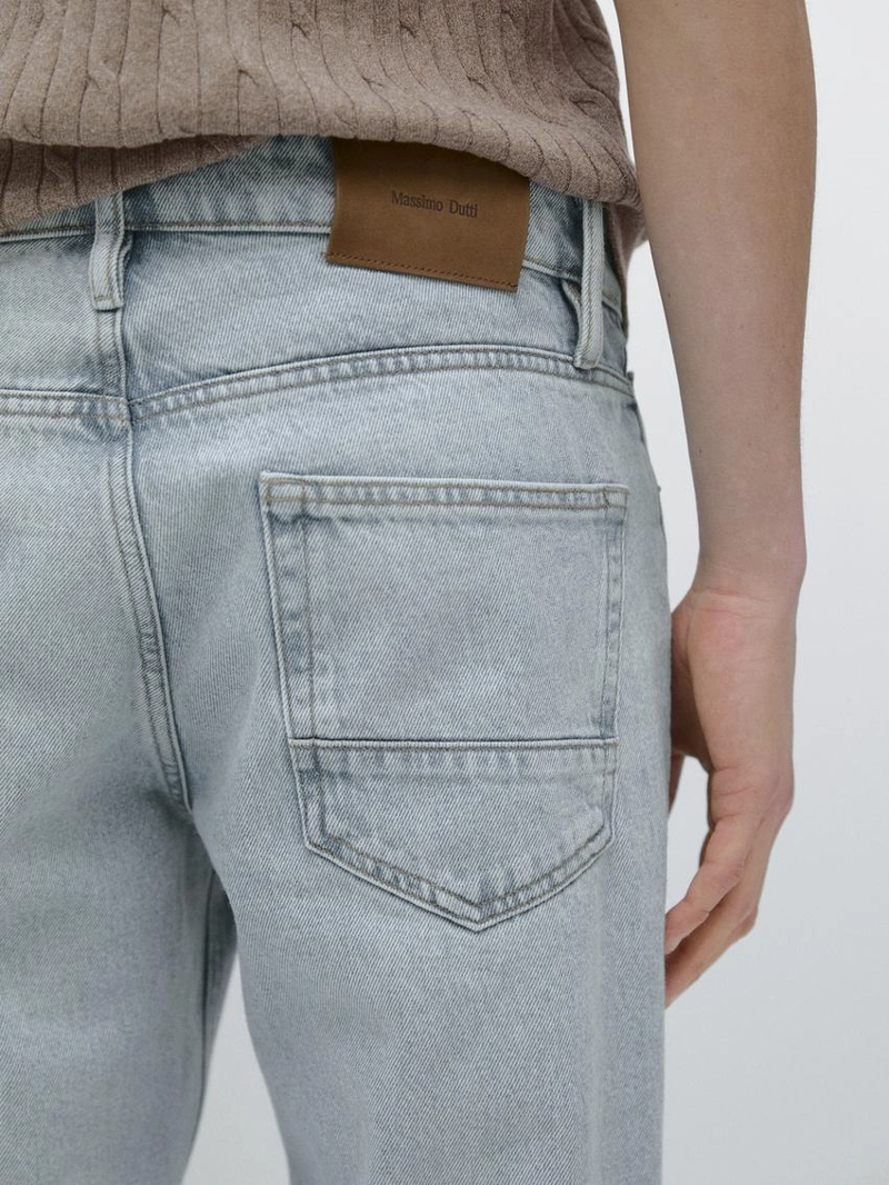 Джинсы узкого кроя cropped slim fit