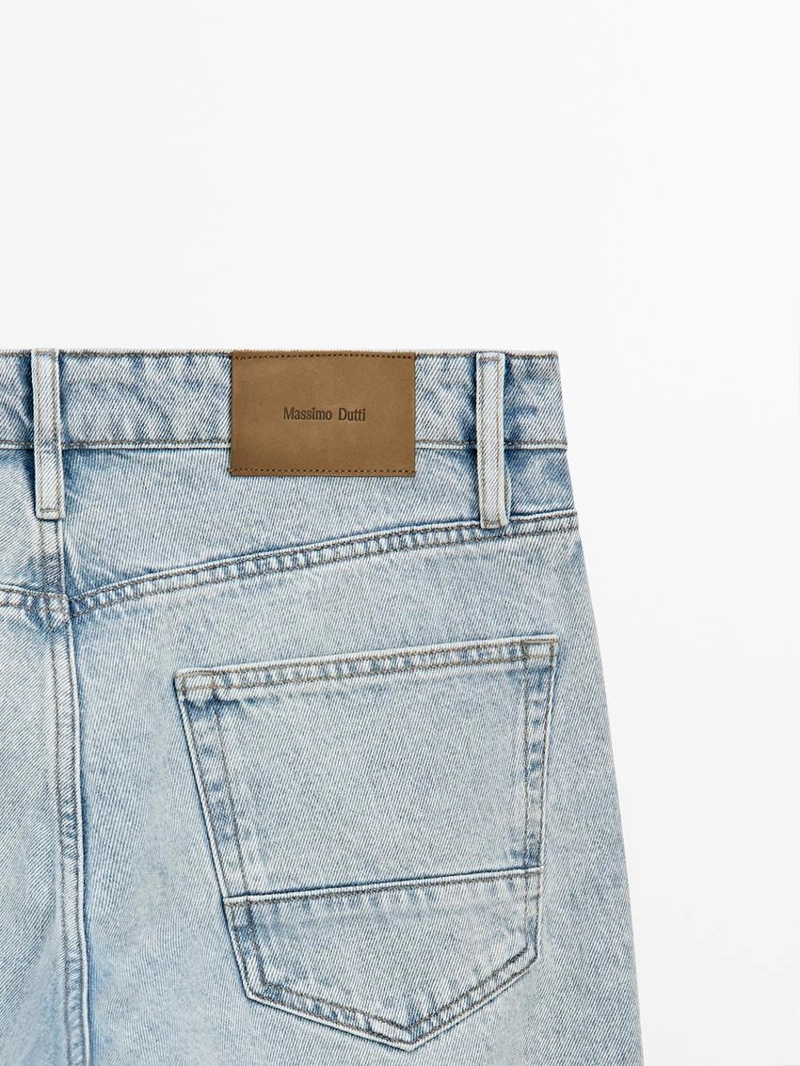 Джинсы узкого кроя cropped slim fit