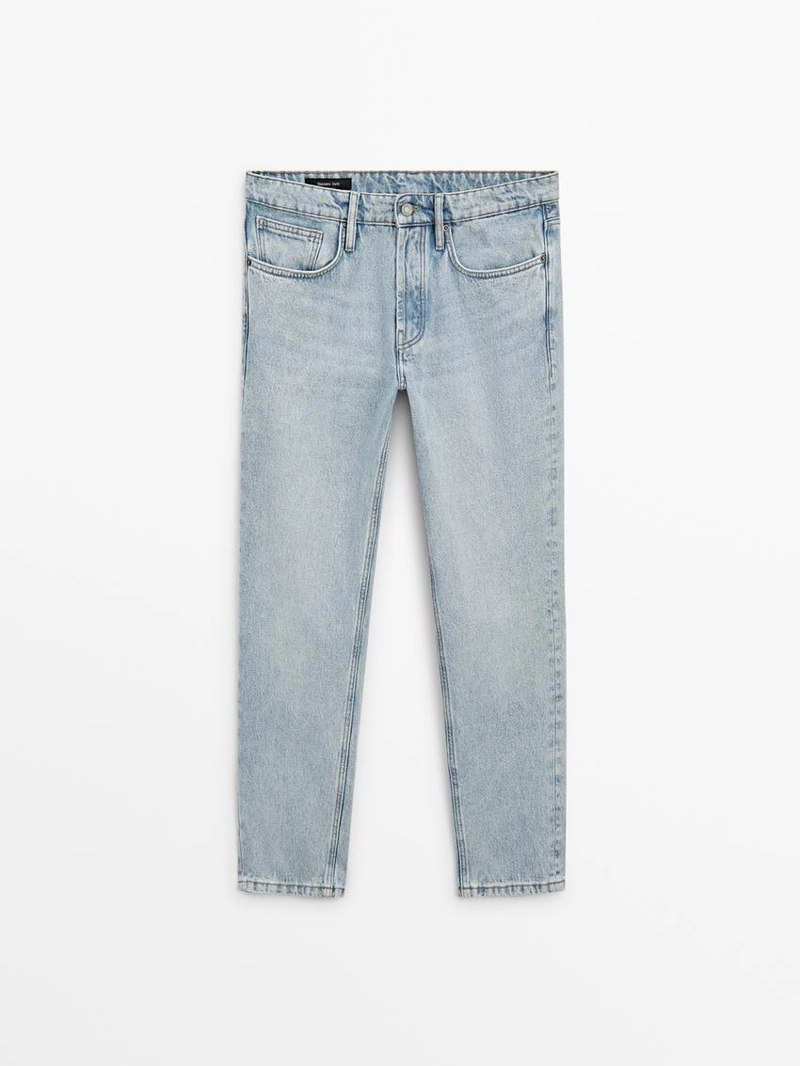 Джинсы узкого кроя cropped slim fit