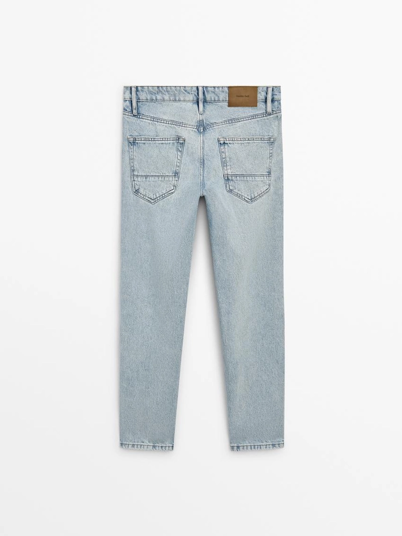 Джинсы узкого кроя cropped slim fit