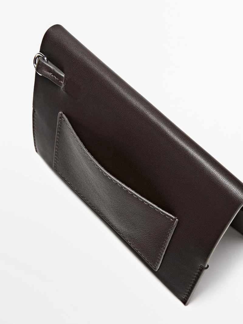 Паспортница из натуральной кожи nappa