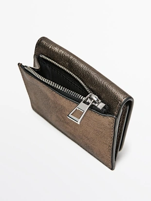 Кошелек из натуральной кожи наппа- Заказать в России