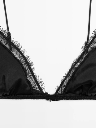 Кружевной лиф из шелка и кружева- Заказать в России