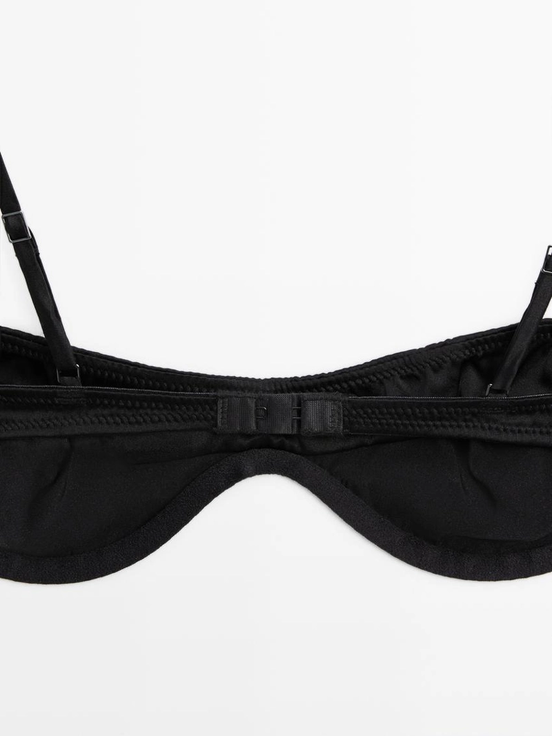 Бандо топ с упором и деталями шва