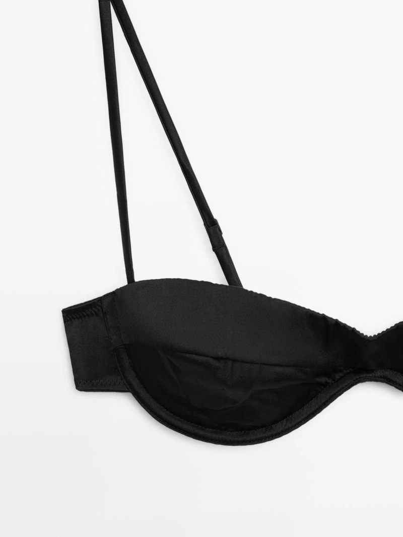 Бандо топ с упором и деталями шва