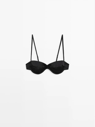 Бандо топ с упором и деталями шва- Заказать в России