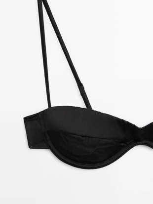 Бандо топ с упором и деталями шва- Заказать в России