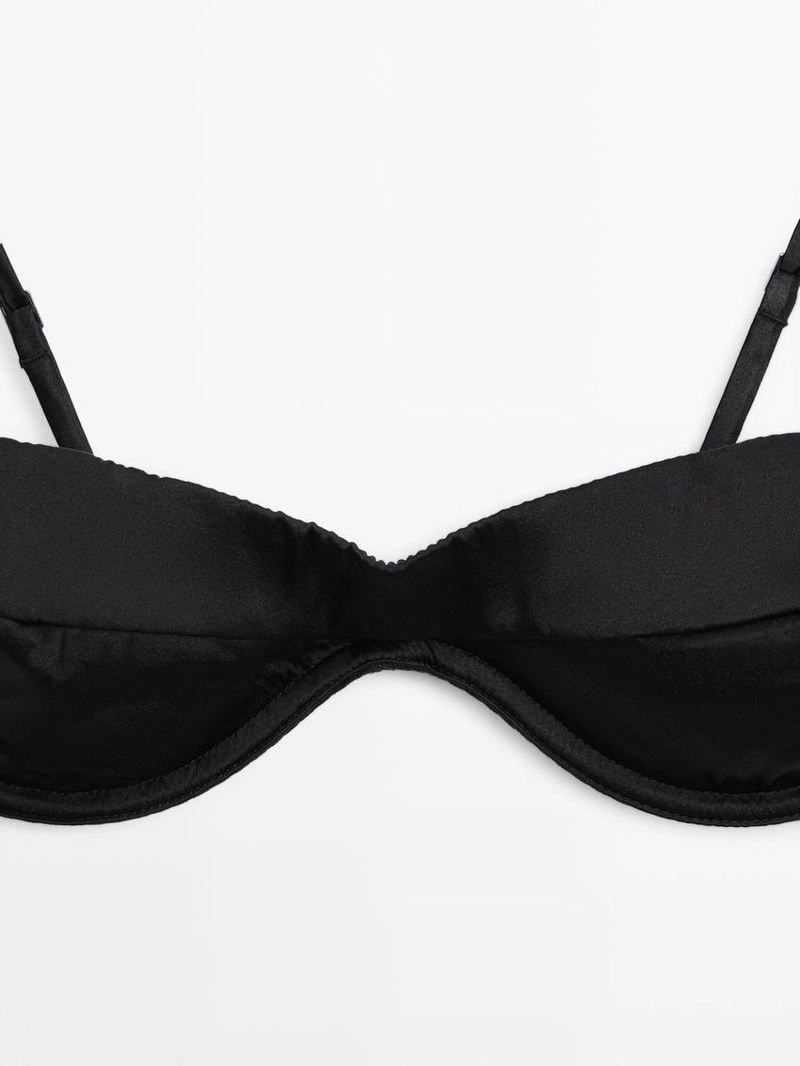 Бандо топ с упором и деталями шва