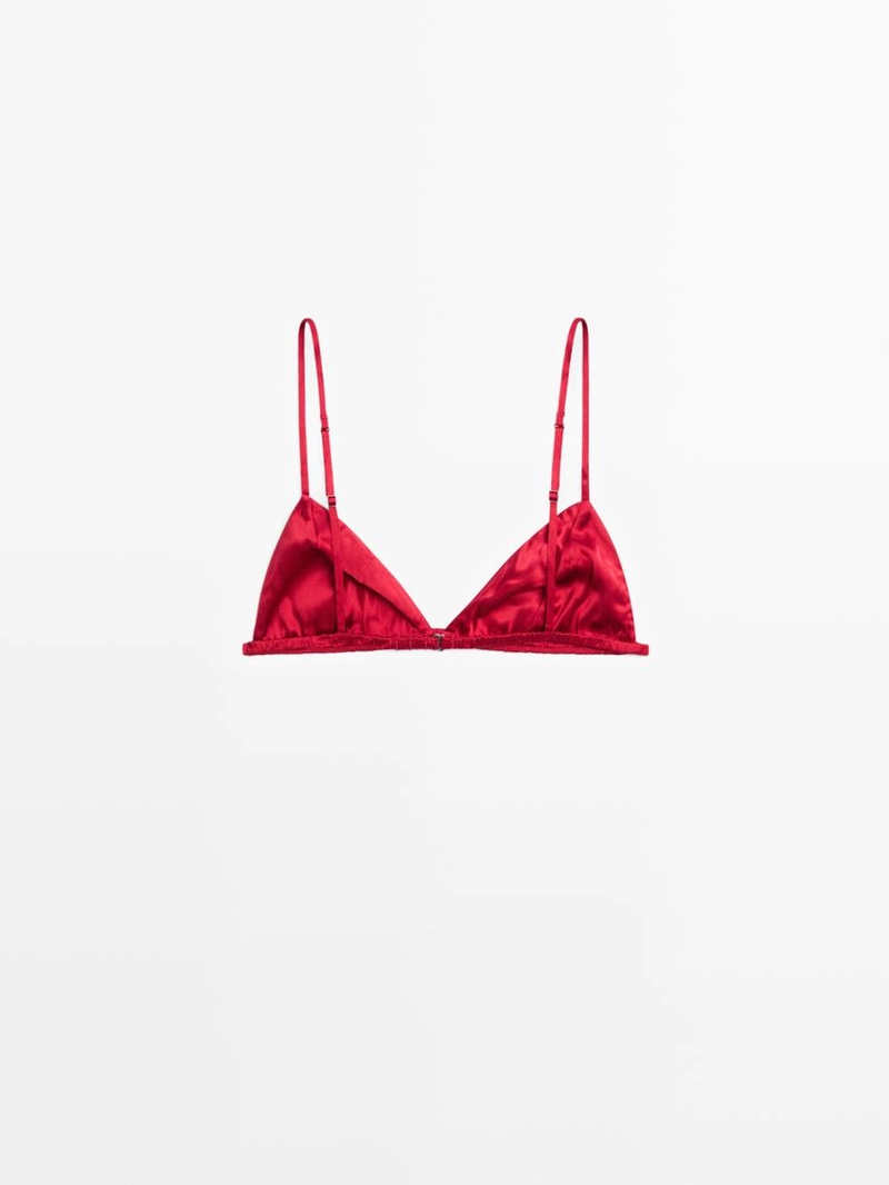 Топ из шелкового треугольника